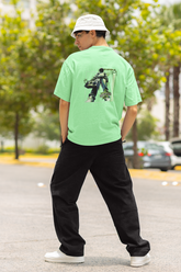 Underground Unisex Saga Green Oversized T-Shirt